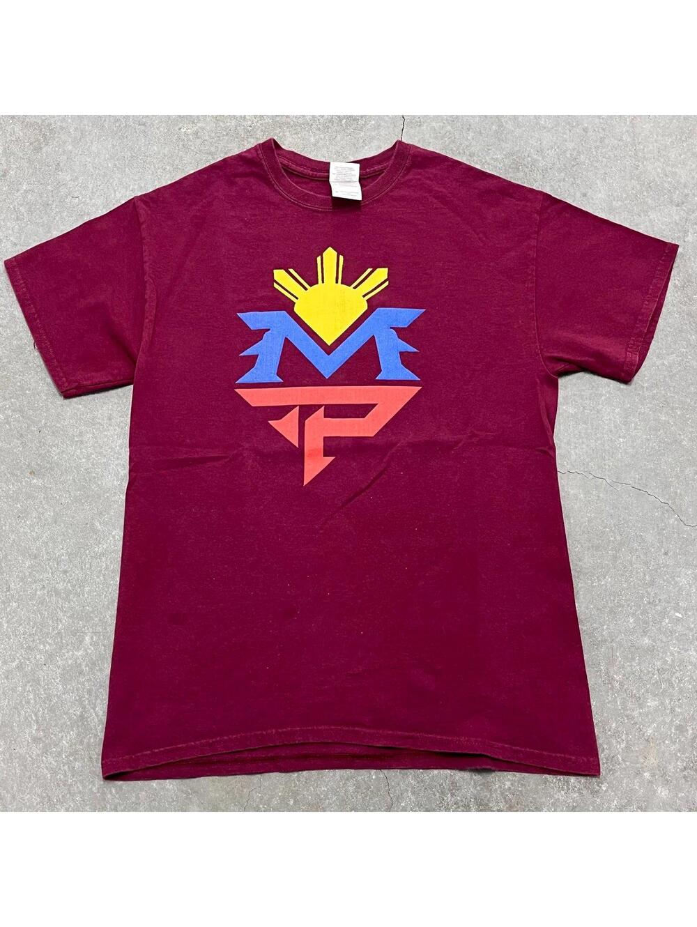 Gildan Many Pacquiao Logo T Shirt